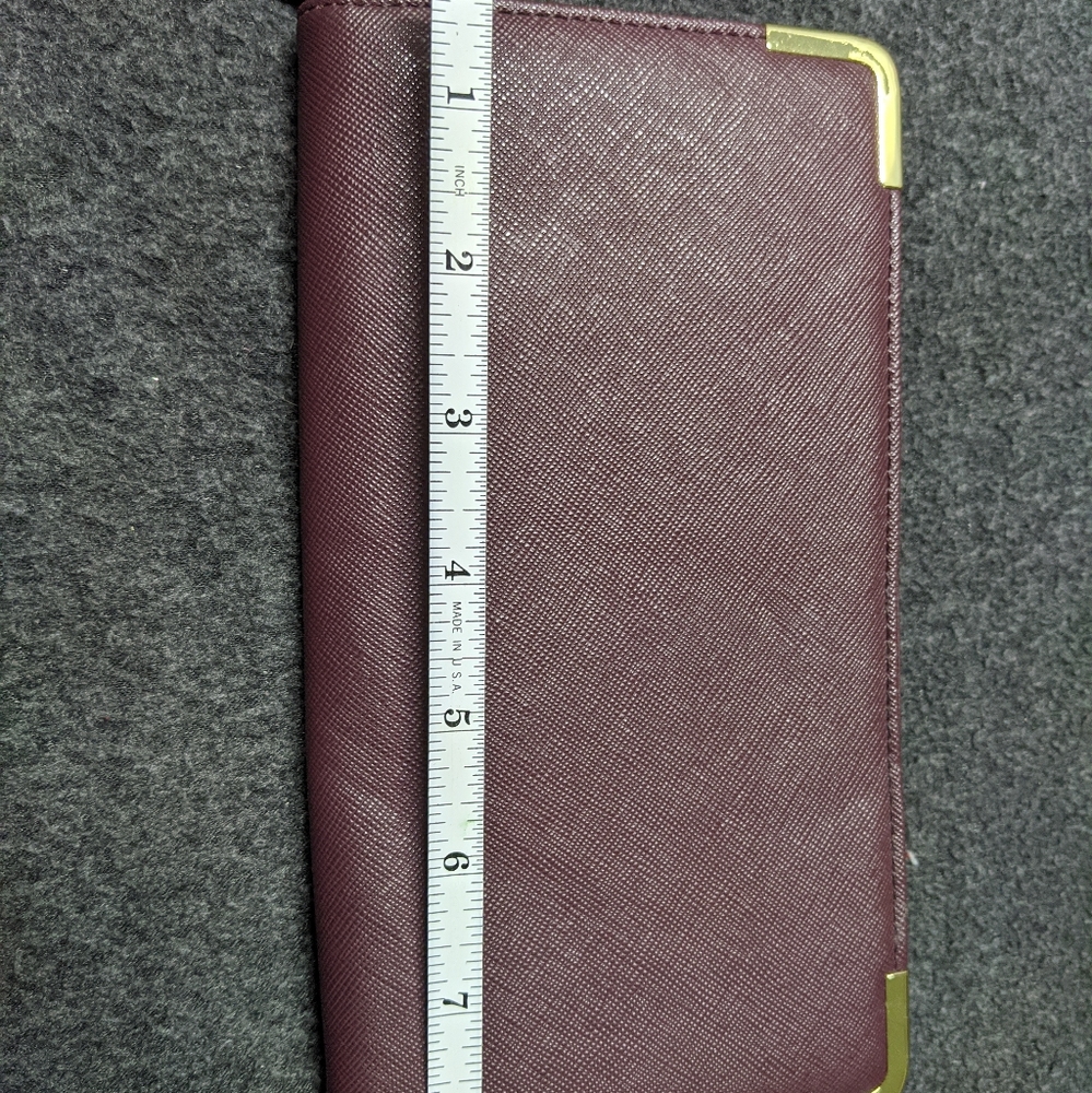 Deep purple wristlet